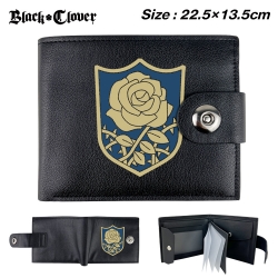 black clover Anime Leather Mag...