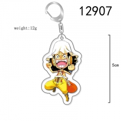 One Piece Anime Acrylic Keychain Charm price for 5 pcs 12907