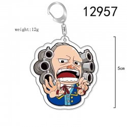 One Piece Anime Acrylic Keycha...