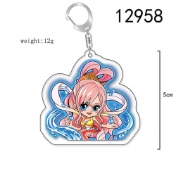 One Piece Anime Acrylic Keycha...