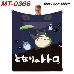 TOTORO Anime Flannel Blanket A...