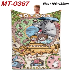 TOTORO Anime Flannel Blanket A...