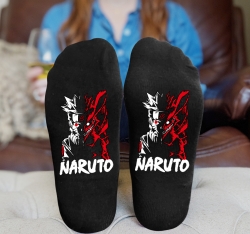 Naruto Anime Knitted Print Soc...