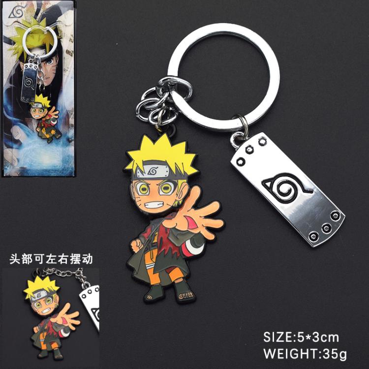 Naruto Anime Cartoon 2 Pendant Keychain Bag Pendant