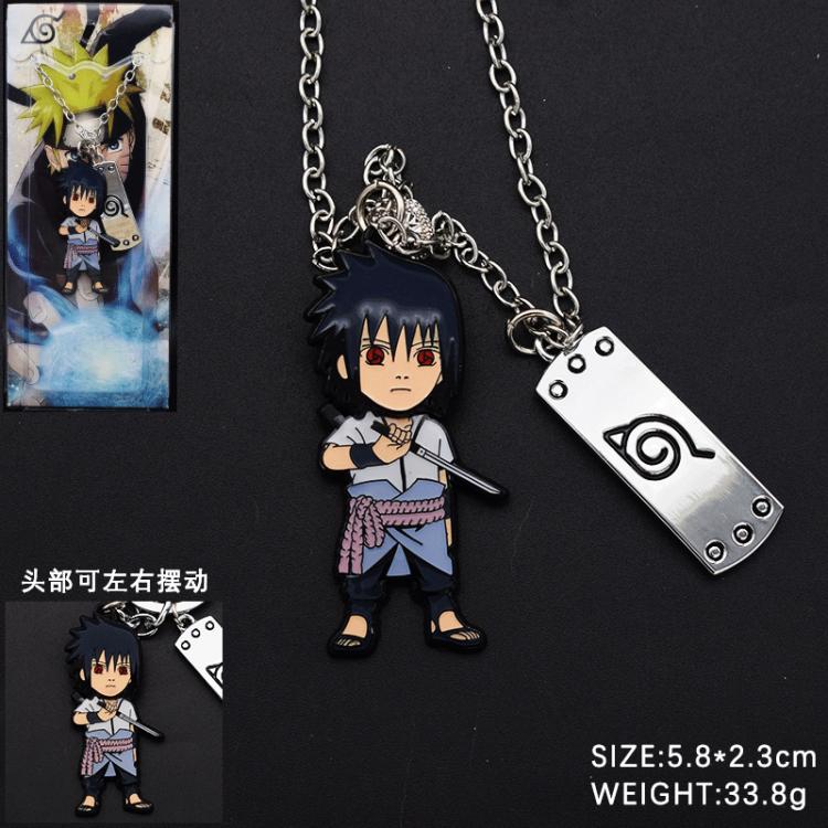 Naruto Anime Cartoon 3 Pendants Rotating Necklace Pendant