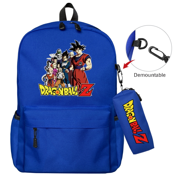 DRAGON BALL Anime Backpack School Bag  Small Pencil Case Set 43X35X12CM