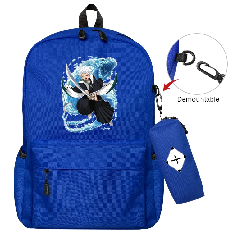 Bleach Anime Backpack School Bag  Small Pencil Case Set 43X35X12CM