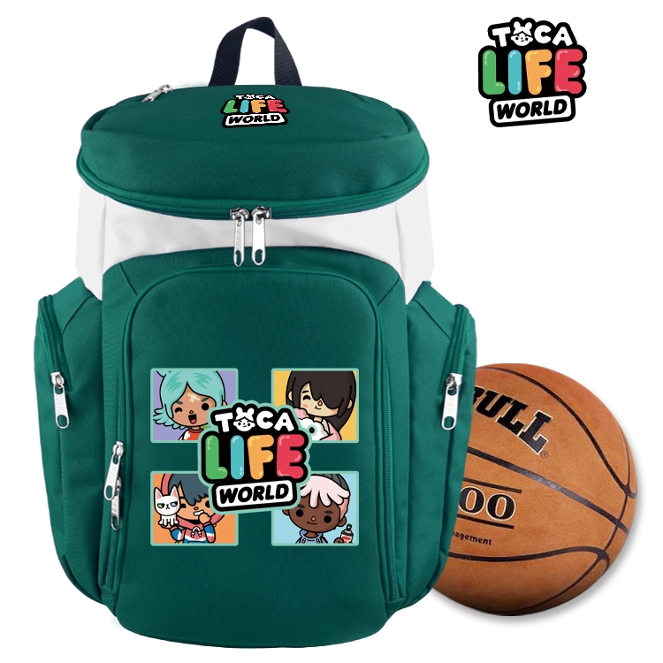 toca life world anime basketball bag backpack schoolbag