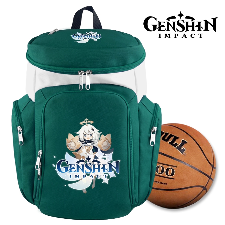 Genshin Impact anime basketball bag backpack schoolbag