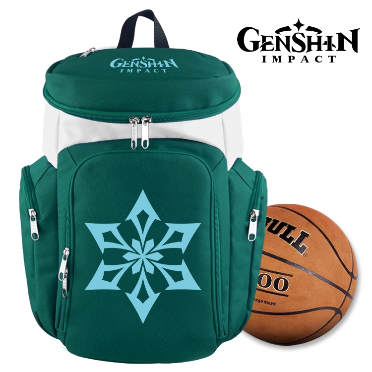 Genshin Impact anime basketball bag backpack schoolbag
