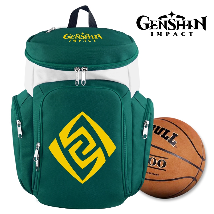 Genshin Impact anime basketball bag backpack schoolbag