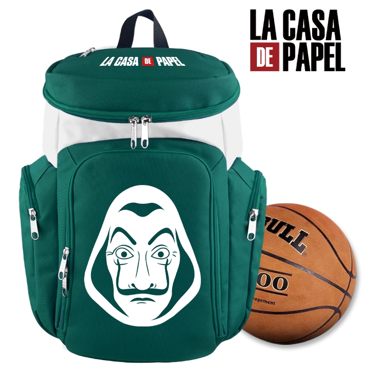 Money Heist anime basketball bag backpack schoolbag