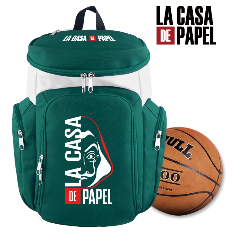 Money Heist anime basketball bag backpack schoolbag