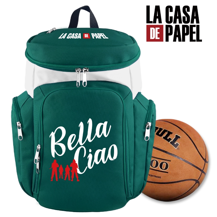 Money Heist anime basketball bag backpack schoolbag