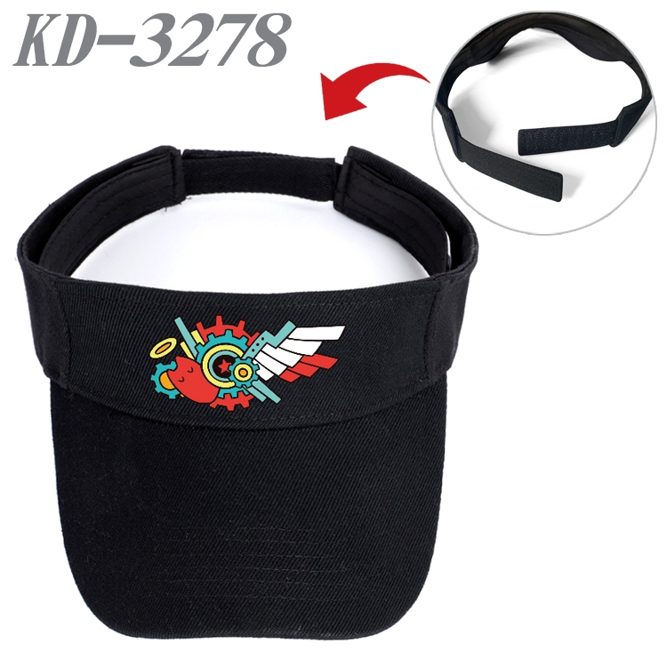 SK∞ Anime Peripheral Empty Top sun hat Visor Hat Hat circumference 55-60cm KD-3278A