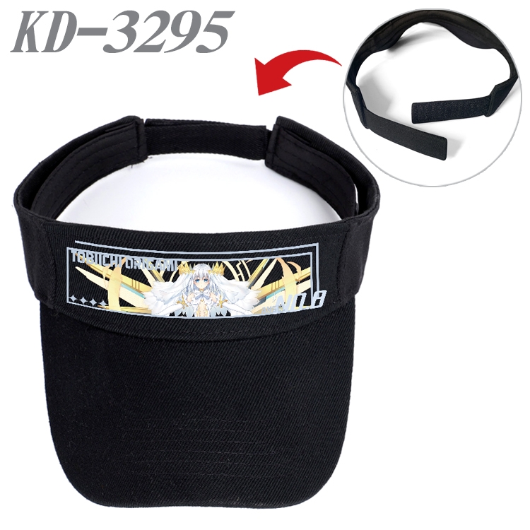 Date-A-Live Anime Peripheral Empty Top sun hat Visor Hat Hat circumference 55-60cm KD-3295A