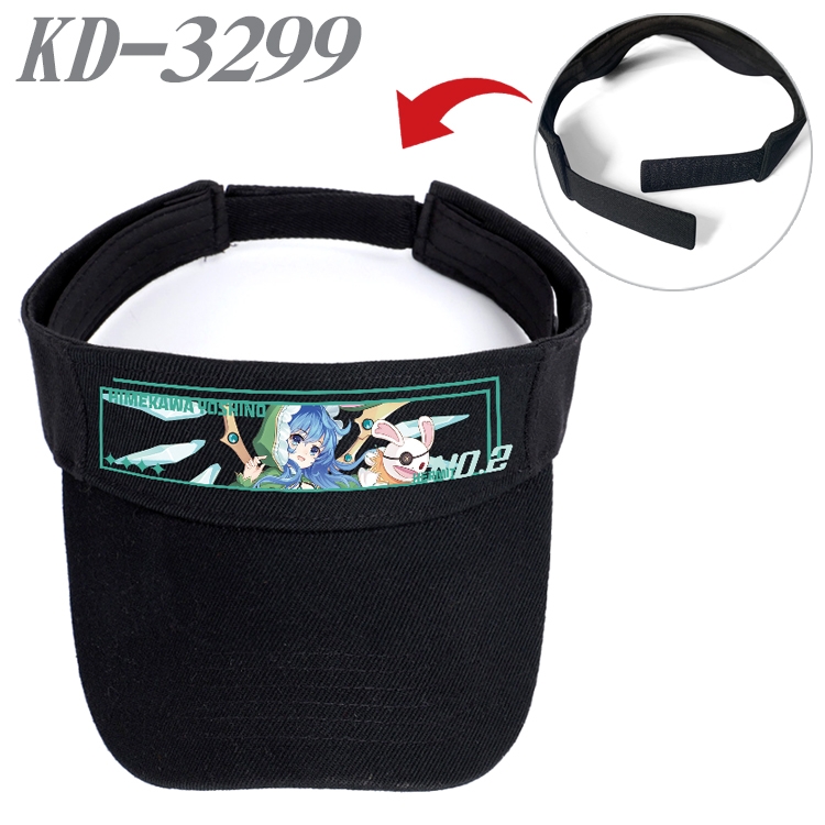Date-A-Live Anime Peripheral Empty Top sun hat Visor Hat Hat circumference 55-60cm KD-3299A