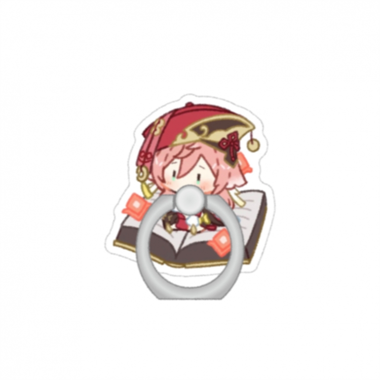 Genshin Impact Anime Peripheral Acrylic Ring Buckle Phone Holder price for 5 pcs