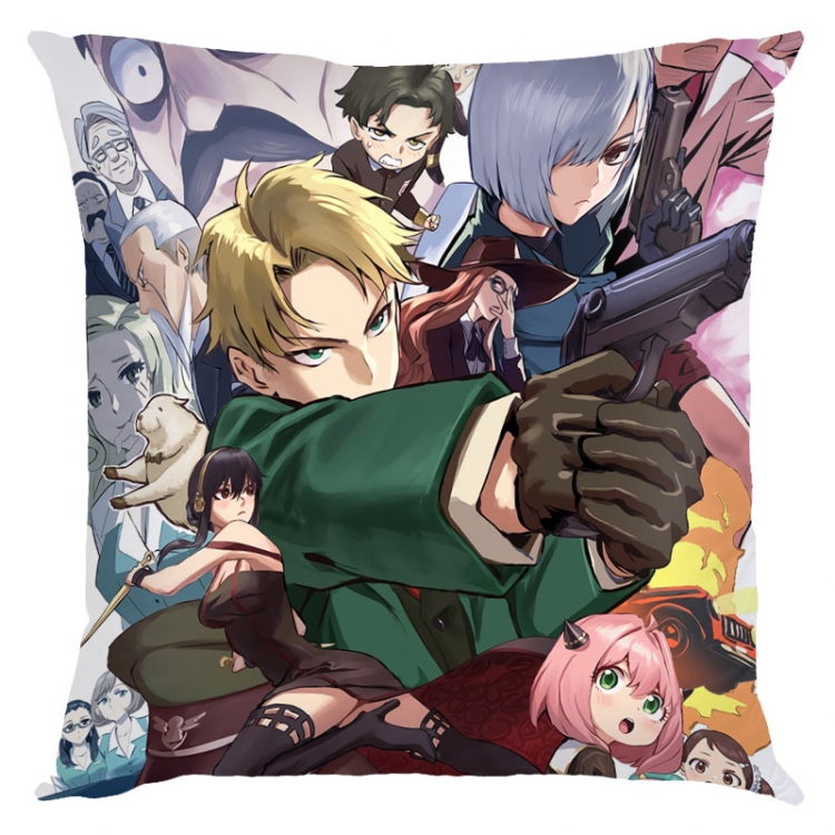 SPY×FAMILY Anime square full-color pillow cushion 45X45CM NO FILLING J2-105