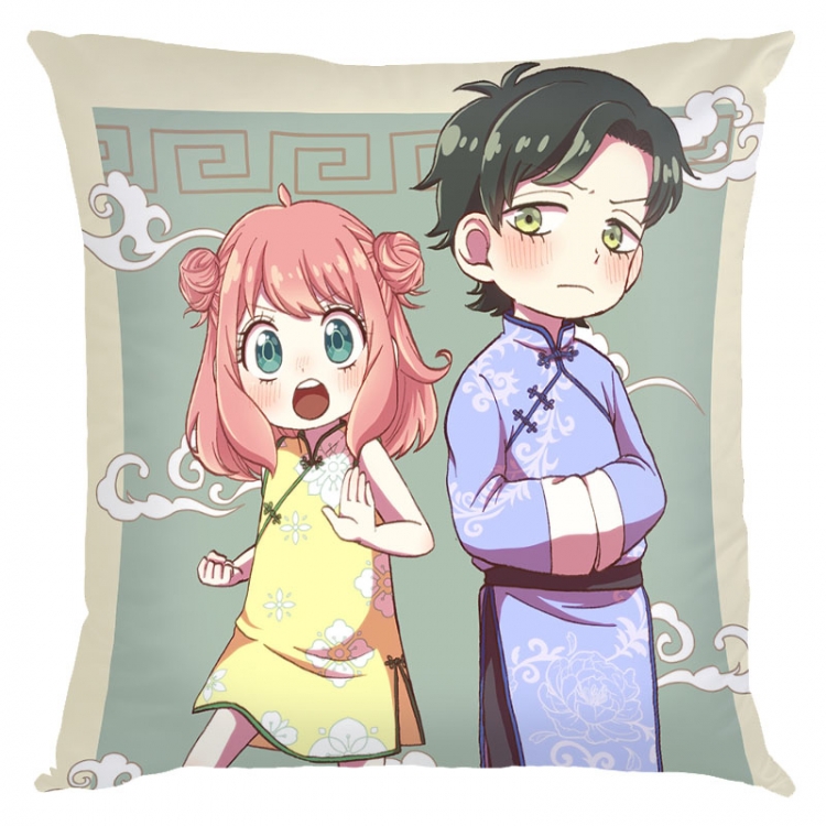 SPY×FAMILY Anime square full-color pillow cushion 45X45CM NO FILLING J2-111