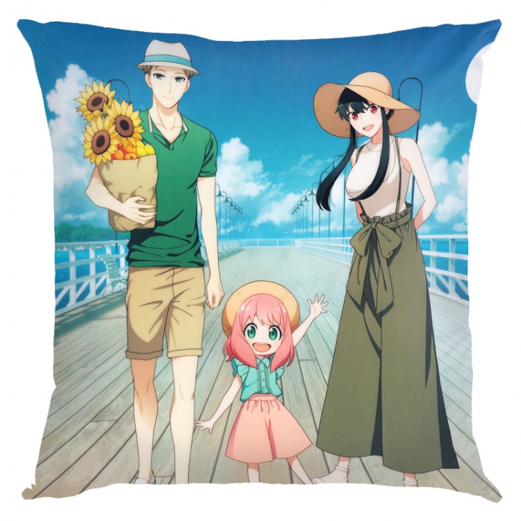 SPY×FAMILY Anime square full-color pillow cushion 45X45CM NO FILLING J2-94