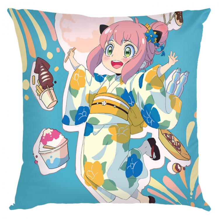 SPY×FAMILY Anime square full-color pillow cushion 45X45CM NO FILLING  J2-96