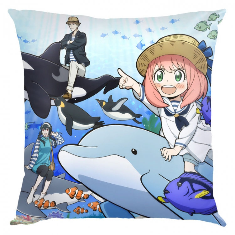 SPY×FAMILY Anime square full-color pillow cushion 45X45CM NO FILLING J2-92