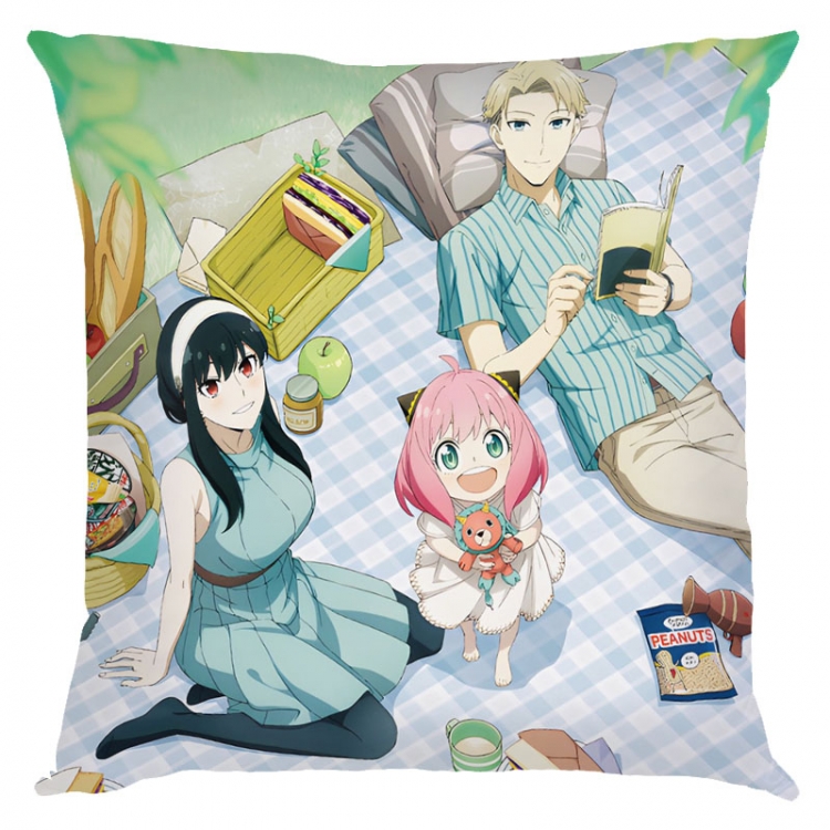 SPY×FAMILY Anime square full-color pillow cushion 45X45CM NO FILLING J2-102