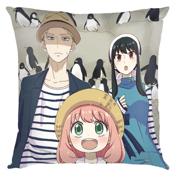 SPY×FAMILY Anime square full-color pillow cushion 45X45CM NO FILLING J2-114