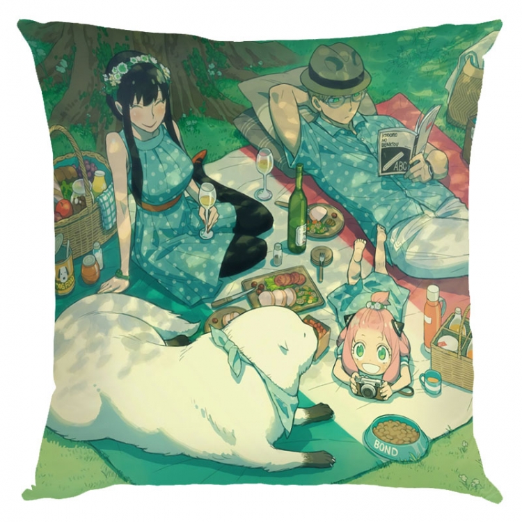 SPY×FAMILY Anime square full-color pillow cushion 45X45CM NO FILLING J2-106