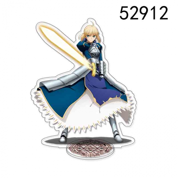 Fate stay night Anime characters acrylic Standing Plates Keychain 15CM 52912