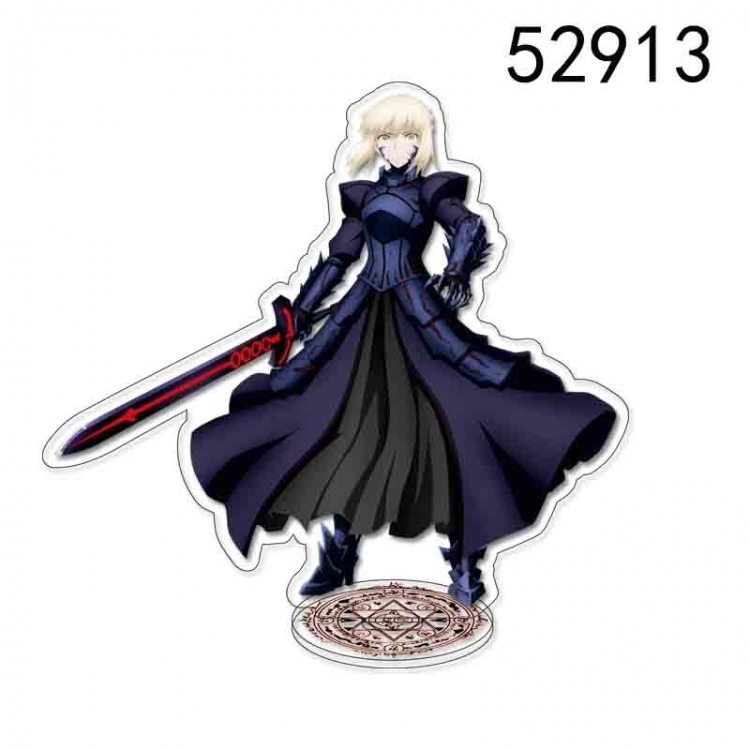 Fate stay night Anime characters acrylic Standing Plates Keychain 15CM 52913