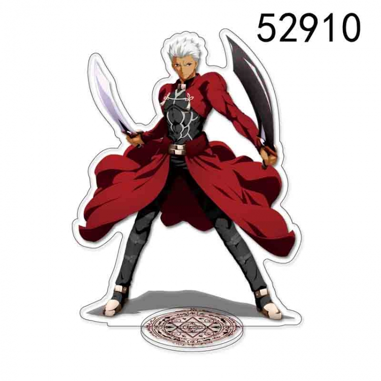 Fate stay night Anime characters acrylic Standing Plates Keychain 15CM 52910