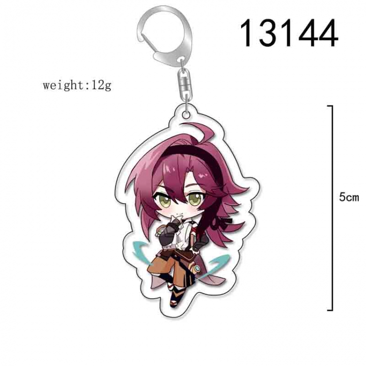 Genshin Impact Anime Acrylic Keychain Charm price for 5 pcs 13144