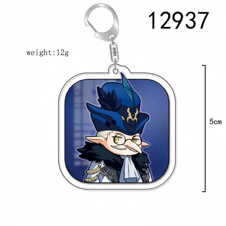 Genshin Impact Anime Acrylic Keychain Charm price for 5 pcs 12937