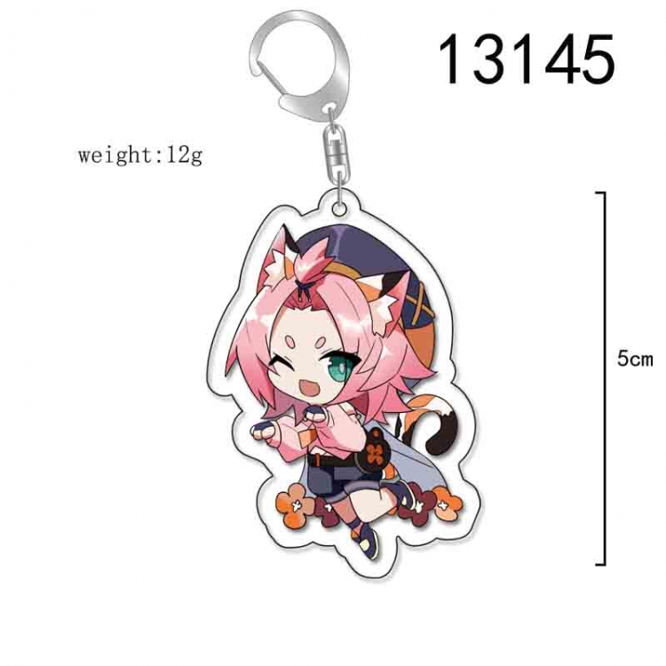 Genshin Impact Anime Acrylic Keychain Charm price for 5 pcs 13145