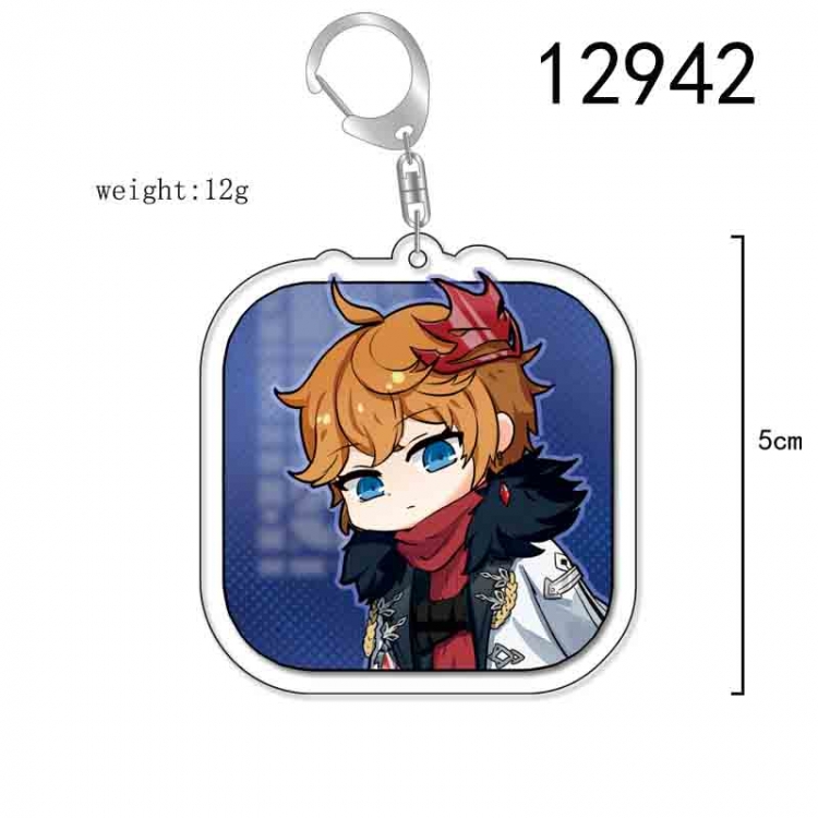 Genshin Impact Anime Acrylic Keychain Charm price for 5 pcs 12942