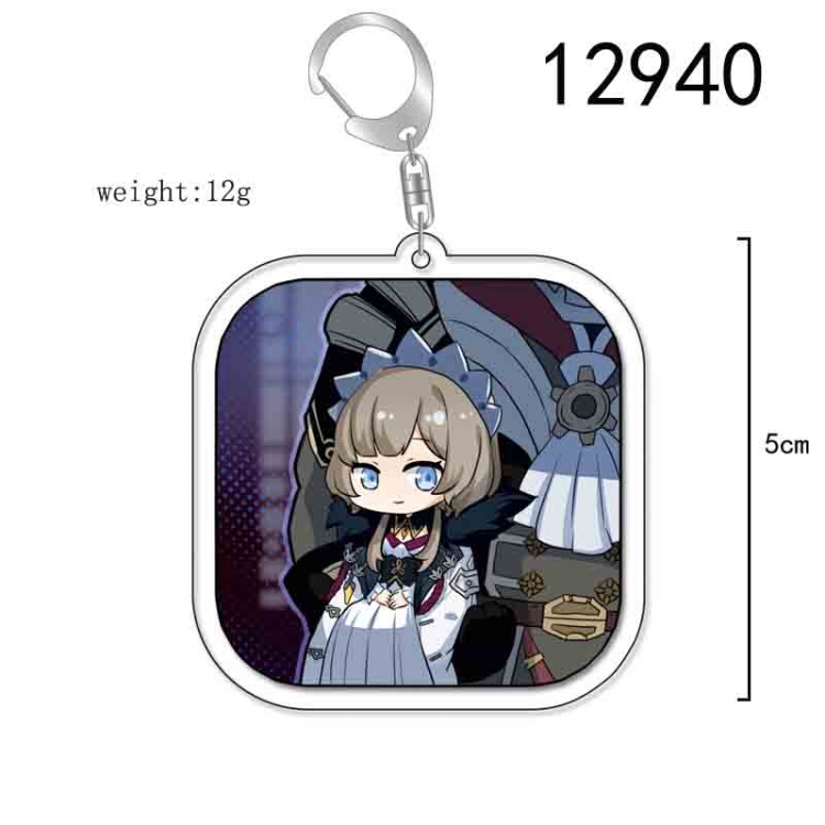 Genshin Impact Anime Acrylic Keychain Charm price for 5 pcs 12940