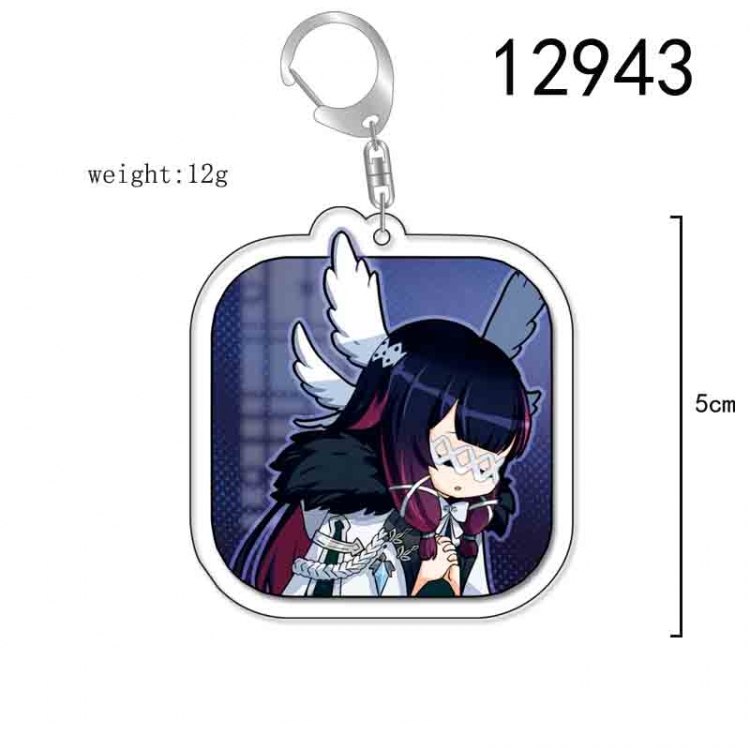 Genshin Impact Anime Acrylic Keychain Charm price for 5 pcs 12943