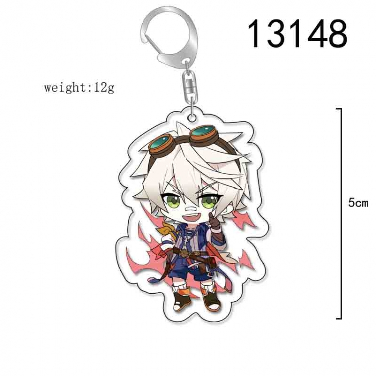 Genshin Impact Anime Acrylic Keychain Charm price for 5 pcs 13148