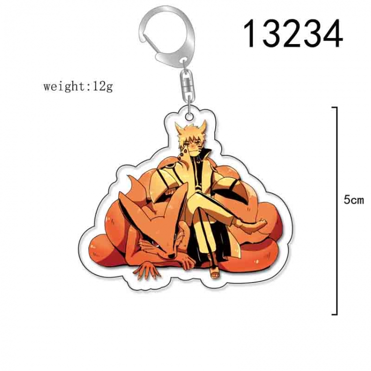 Naruto Acrylic Keychain Charm price for 5 pcs 13234