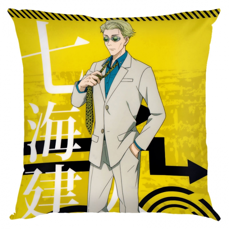 Jujutsu Kaisen Anime square full-color pillow cushion 45X45CM NO FILLING Z3-236