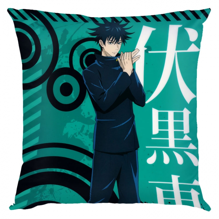 Jujutsu Kaisen Anime square full-color pillow cushion 45X45CM NO FILLING Z3-238