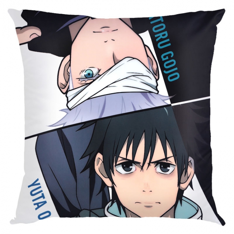 Jujutsu Kaisen Anime square full-color pillow cushion 45X45CM NO FILLING Z3-246