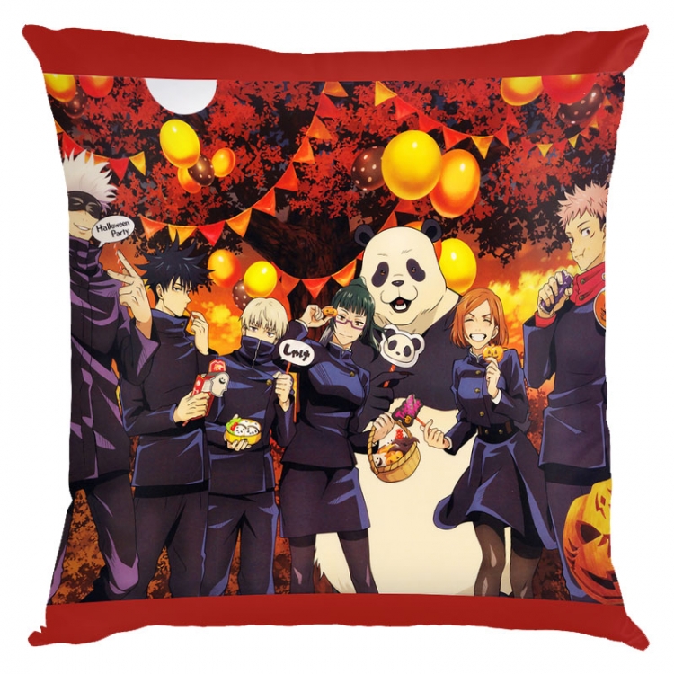 Jujutsu Kaisen Anime square full-color pillow cushion 45X45CM NO FILLING Z3-223