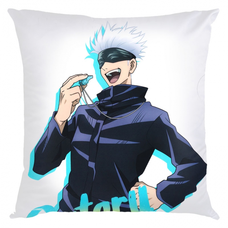 Jujutsu Kaisen Anime square full-color pillow cushion 45X45CM NO FILLING  Z3-250