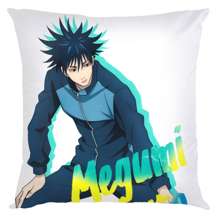 Jujutsu Kaisen Anime square full-color pillow cushion 45X45CM NO FILLING Z3-249