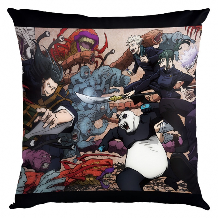 Jujutsu Kaisen Anime square full-color pillow cushion 45X45CM NO FILLING  Z3-230