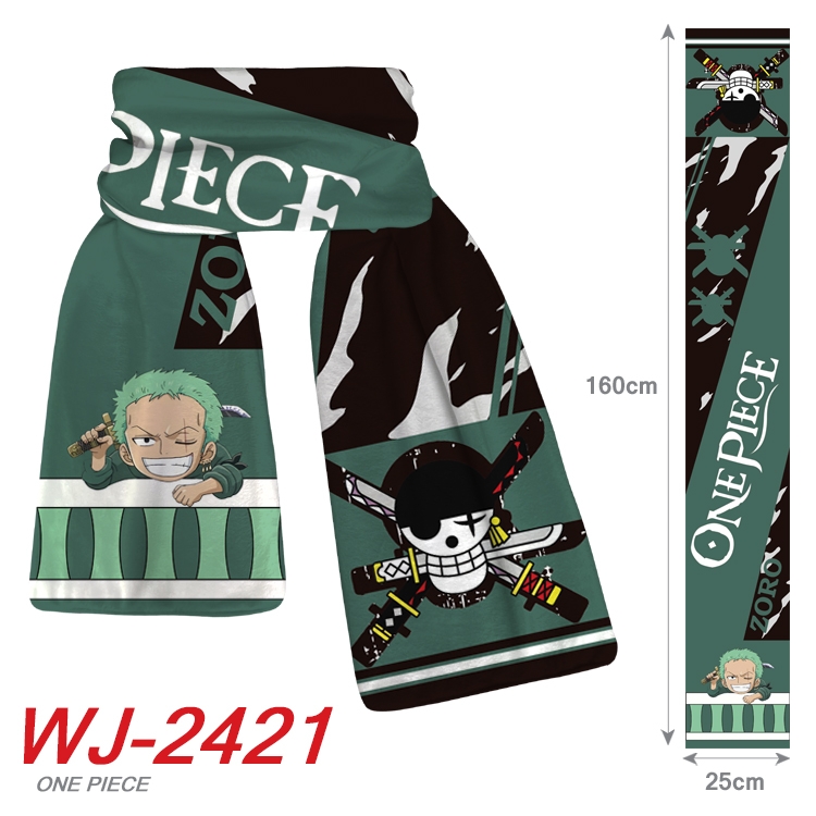 One Piece Anime Plush Impression Scarf Neck 25x160cm WJ-2421