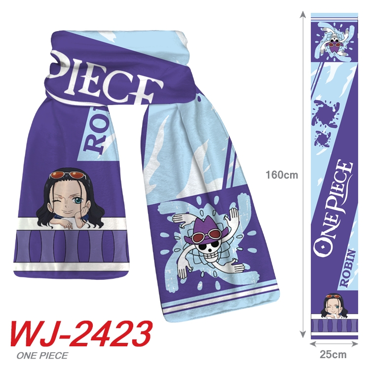 One Piece Anime Plush Impression Scarf Neck 25x160cm WJ-2423